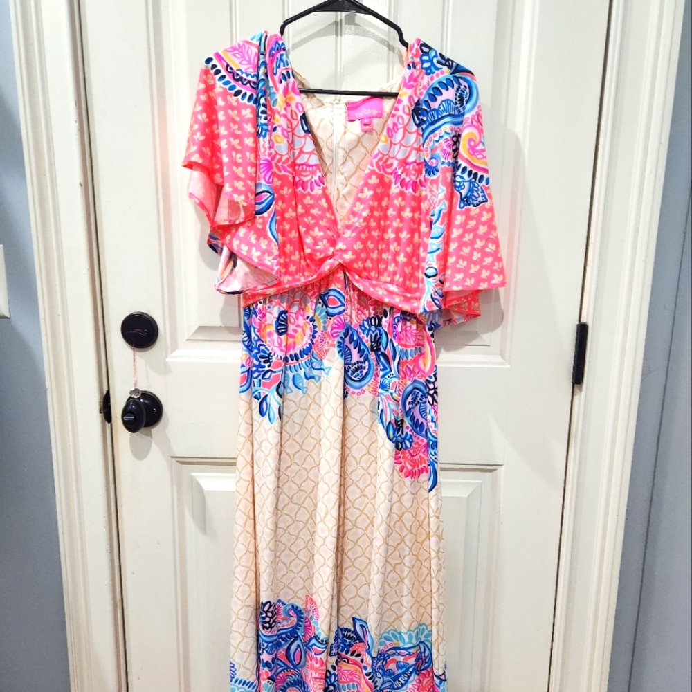 Lilly Pulitzer Minka Maxi Dress - size 12